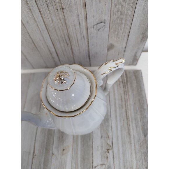 Vintage BOHEMIAN Fine China Tea Pot With Lid Czechoslovakia BOH53 - Picture 3 of 12